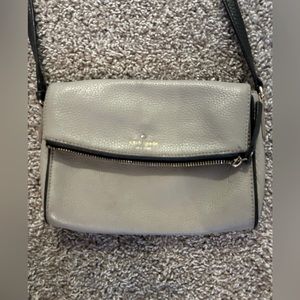 Kate Spade grey flap purse